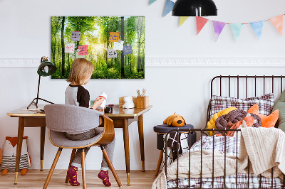 Magnetic notice board for kitchen Forest