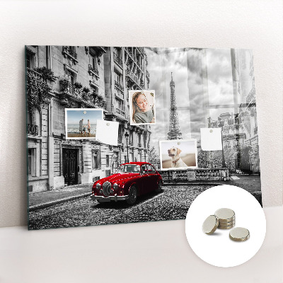Office magnetic board Old car city