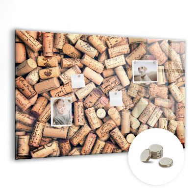 Glass magnetic board Wine traffic jams