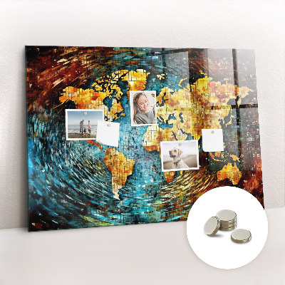 Magnetic photo board The world of chaos