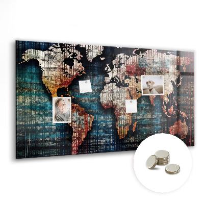 Magnetic photo board Linear map