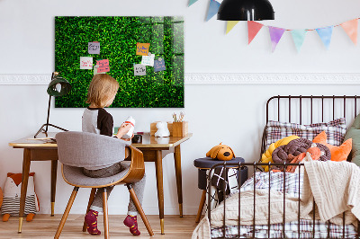 Magnetic notice board for kitchen Leaf hedge