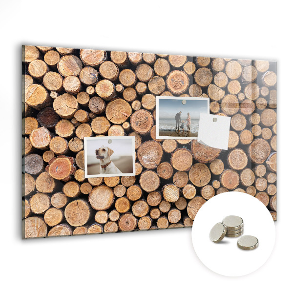 Magnetic notice board for kitchen Trees