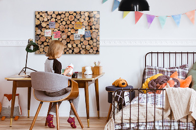 Magnetic notice board for kitchen Trees