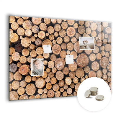 Magnetic notice board for kitchen Trees