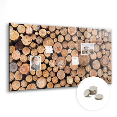 Magnetic notice board for kitchen Trees