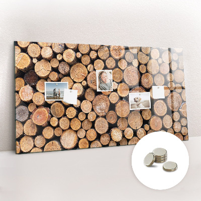 Magnetic notice board for kitchen Trees