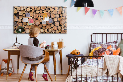 Magnetic notice board for kitchen Trees