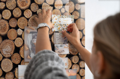 Magnetic notice board for kitchen Trees