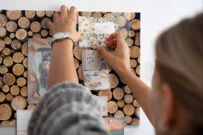 Magnetic notice board for kitchen Trees