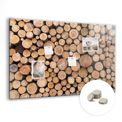 Magnetic notice board for kitchen Trees