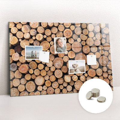 Magnetic notice board for kitchen Trees