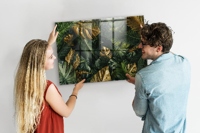 Magnetic board Jungle leaves