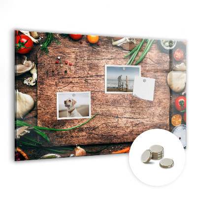 Glass magnetic board Cooking board