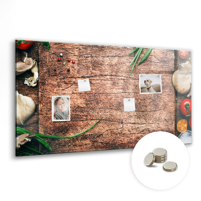 Glass magnetic board Cooking board