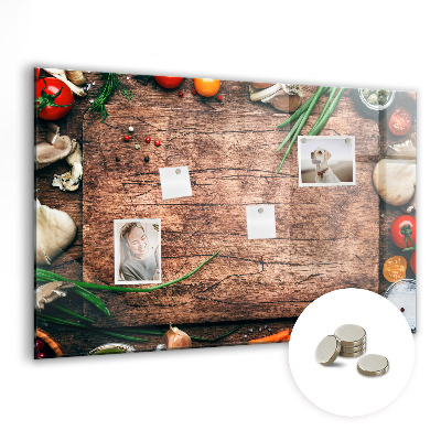 Glass magnetic board Cooking board