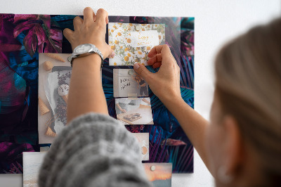 Magnetic board Exotic flowers