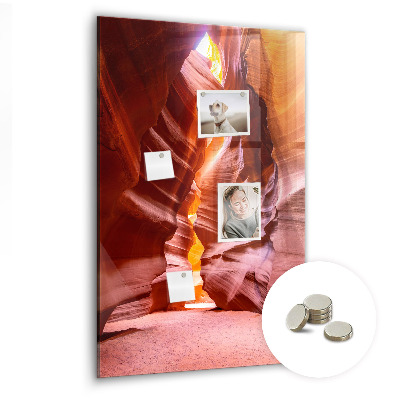 Magnetic memo board for kitchen Antelope canyon