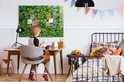 Magnetic notice board for kitchen Forest view