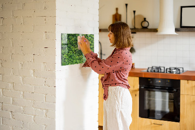 Magnetic notice board for kitchen Forest view