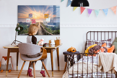 Decorative magnetic board Mountain landscape