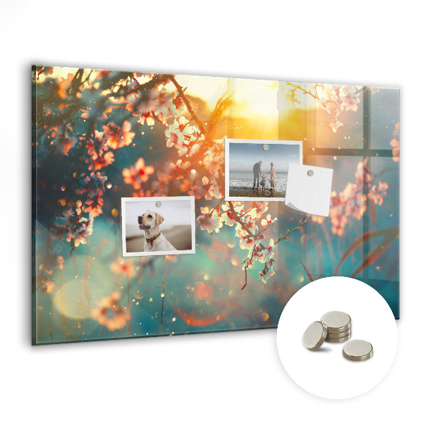 Magnetic board Spring flowers