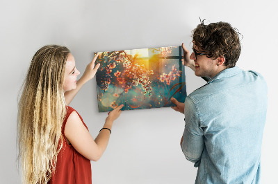 Magnetic board Spring flowers