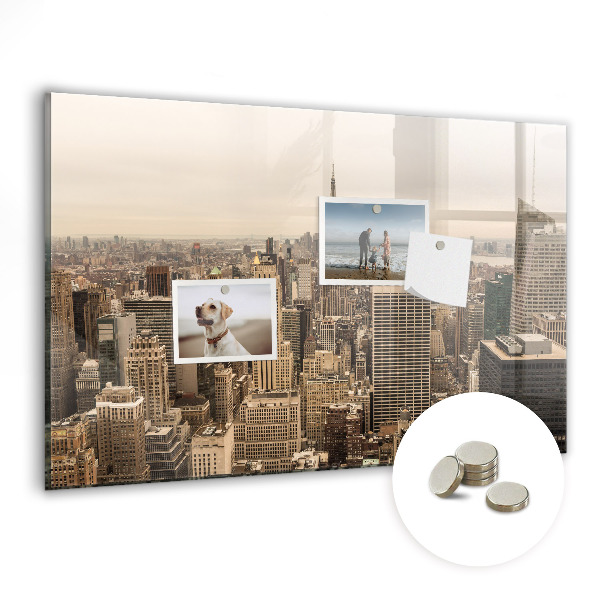 Decorative magnetic board Landscape city