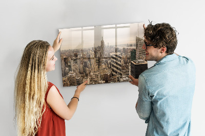 Decorative magnetic board Landscape city