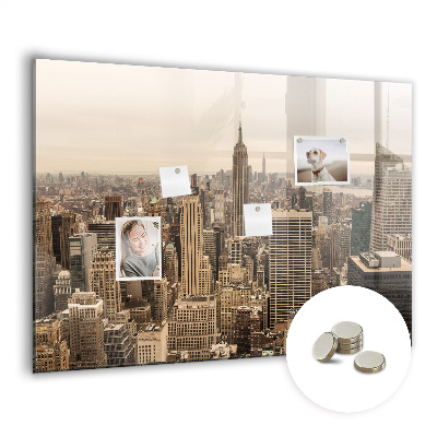 Decorative magnetic board Landscape city