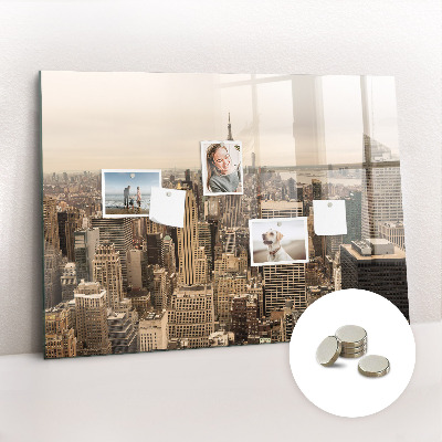 Decorative magnetic board Landscape city