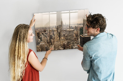 Decorative magnetic board Landscape city