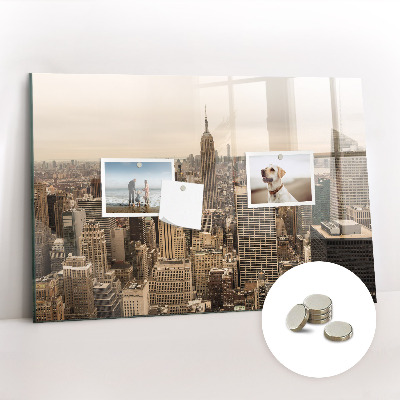 Decorative magnetic board Landscape city