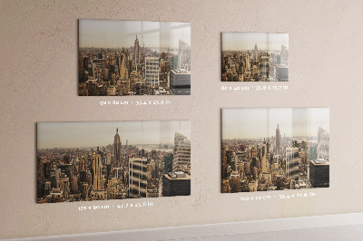 Decorative magnetic board Landscape city