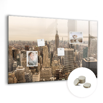 Decorative magnetic board Landscape city