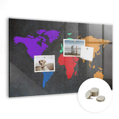 Magnetic photo board Map of Saint