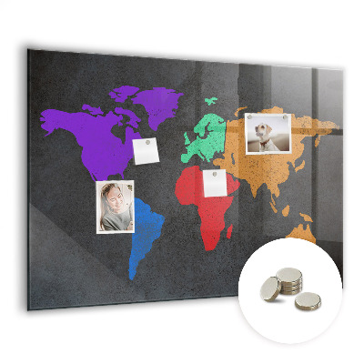 Magnetic photo board Map of Saint