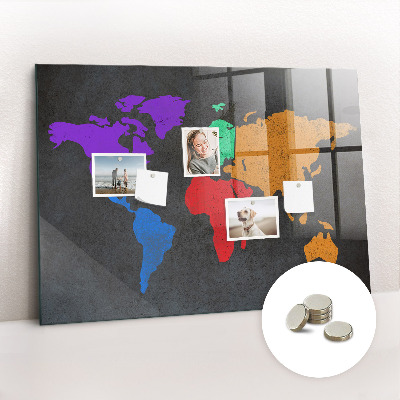 Magnetic photo board Map of Saint