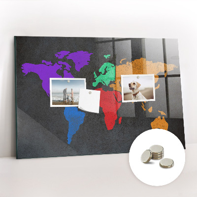 Magnetic photo board Map of Saint