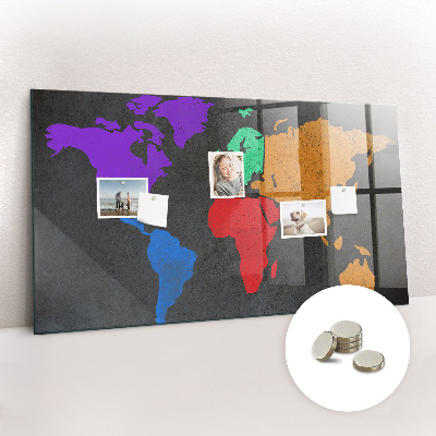 Magnetic photo board Map of Saint