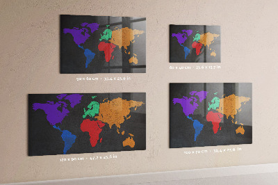 Magnetic photo board Map of Saint