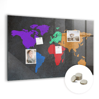 Magnetic photo board Map of Saint