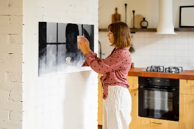 Glass magnetic board Smoke