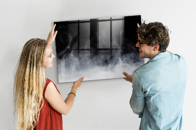 Glass magnetic board Smoke