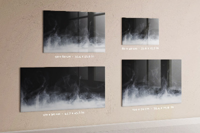 Glass magnetic board Smoke