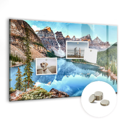 Decorative magnetic board Mountain landscape