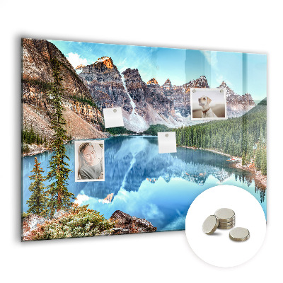 Decorative magnetic board Mountain landscape