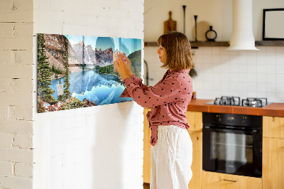 Decorative magnetic board Mountain landscape