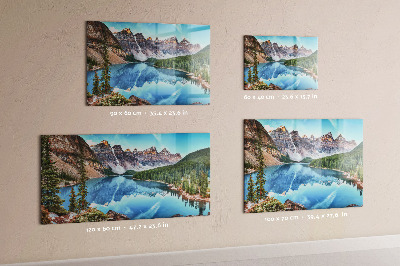 Decorative magnetic board Mountain landscape