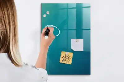 Dry erase magnetic board geometric abstraction design